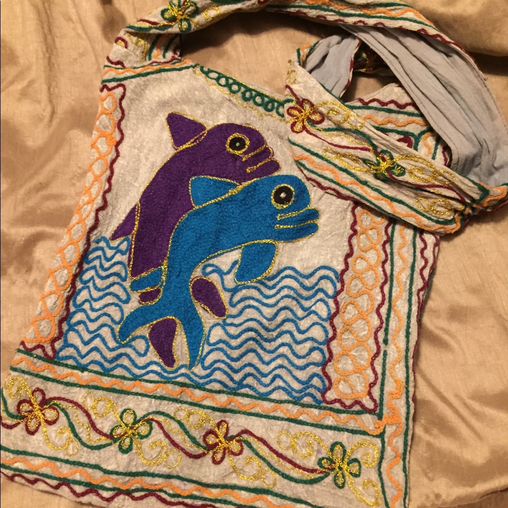 🚨Boho dolphin bag!